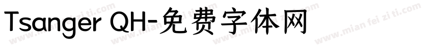 Tsanger QH字体转换
